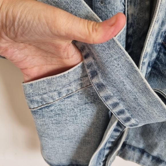 Trussardi jeans denim diamonte Embossed kimono. Size 42 uk 10/12 - Picture 6 of 7